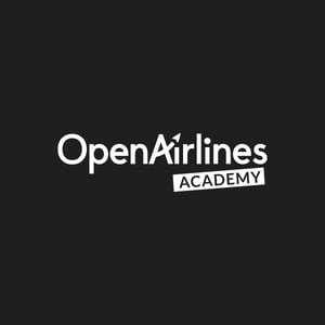 Design file - Logo OpenAirlines Academy white